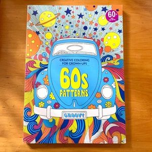 Adult Coloring Book: Groovy 60s Patterns